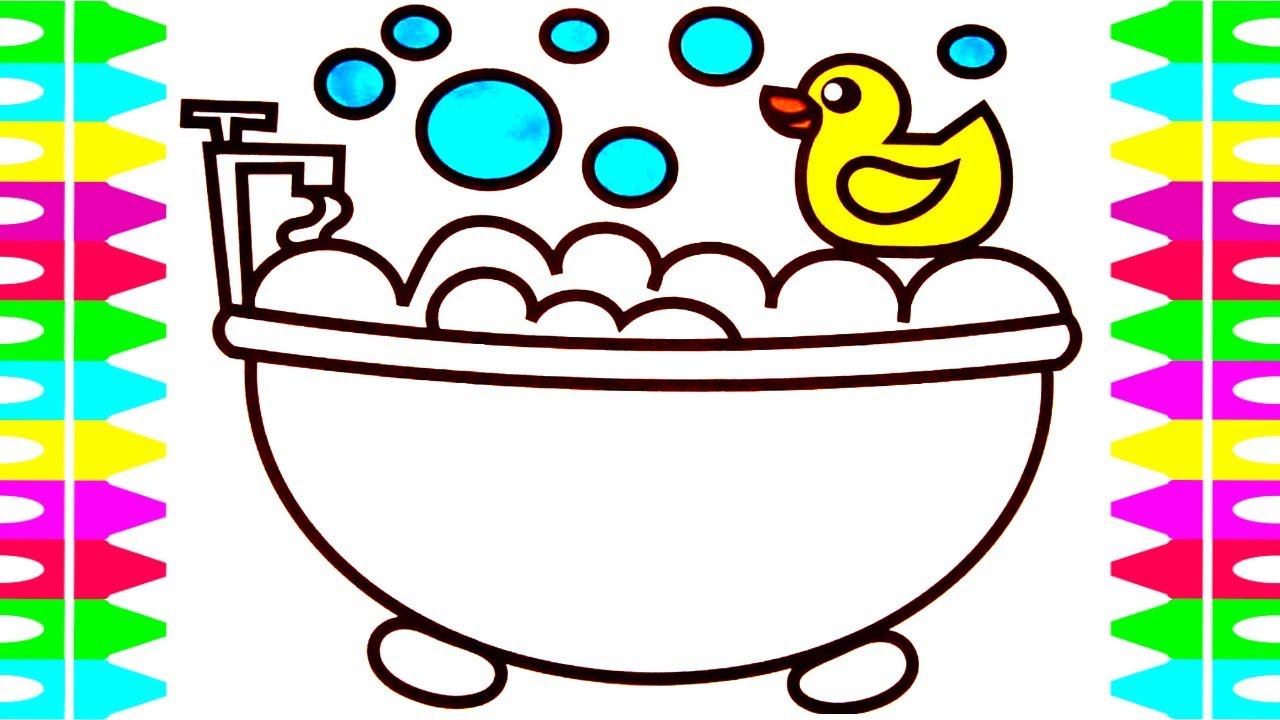 Bubble Bath Drawing | Free download on ClipArtMag