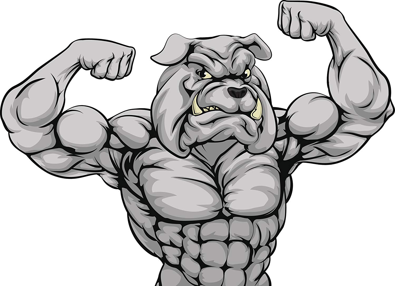 Buff Man Drawing Free download on ClipArtMag