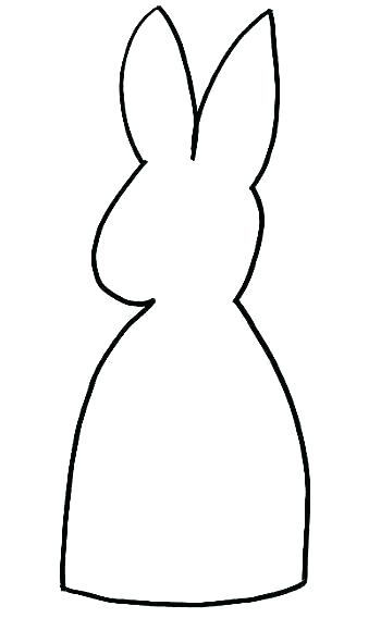 Bunny Face Outline Images : Bunny Face Template | merrychristmaswishes
