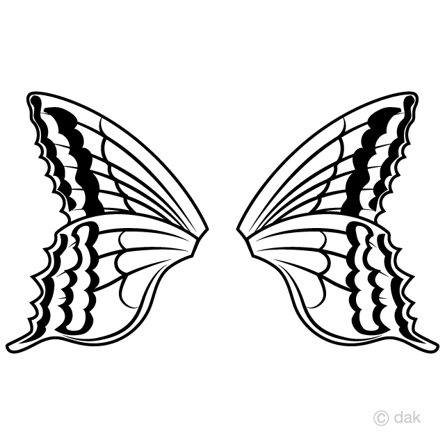 Butterfly Wings Drawing | Free download on ClipArtMag