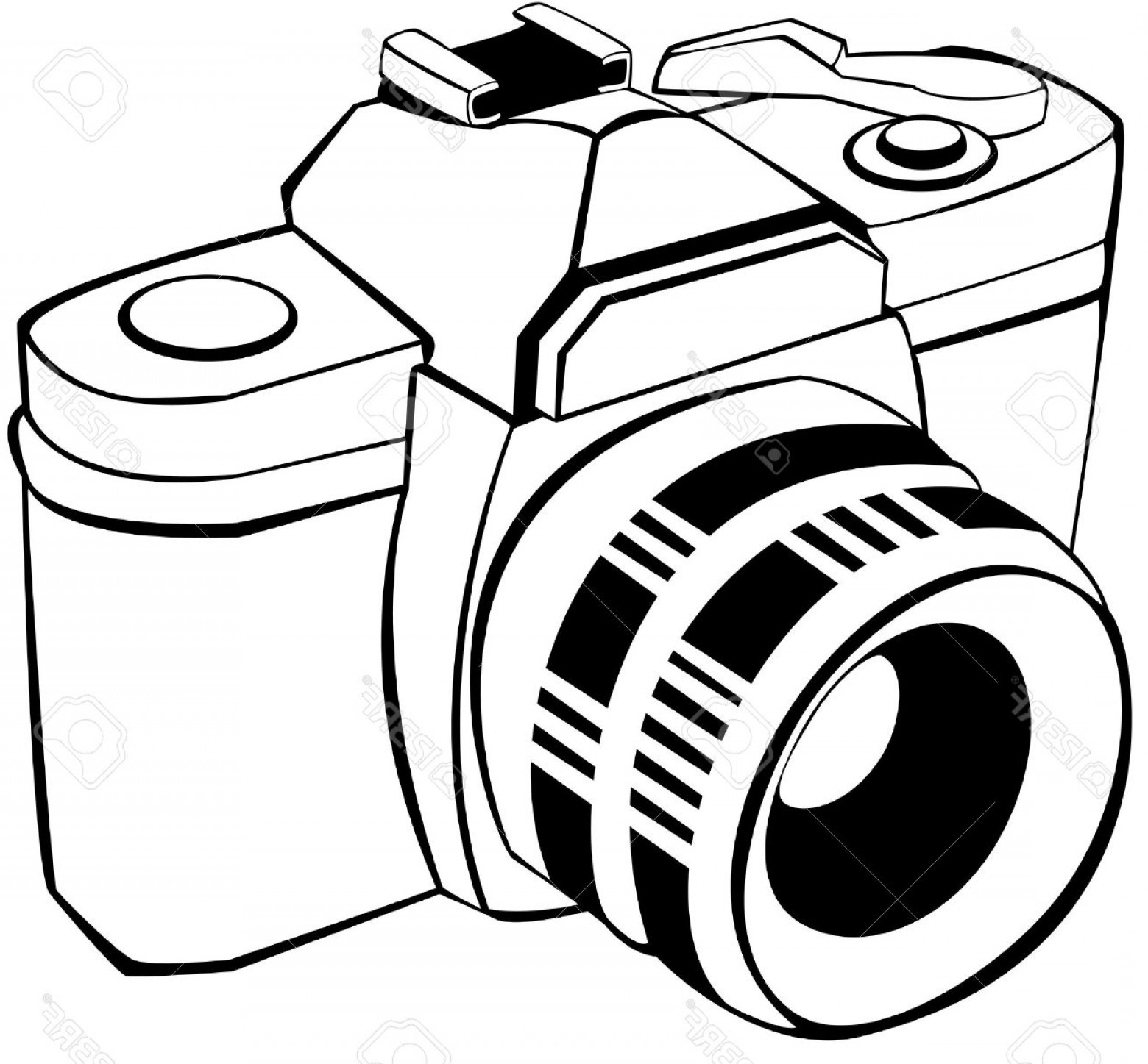 Camera Lens Drawing Free download on ClipArtMag