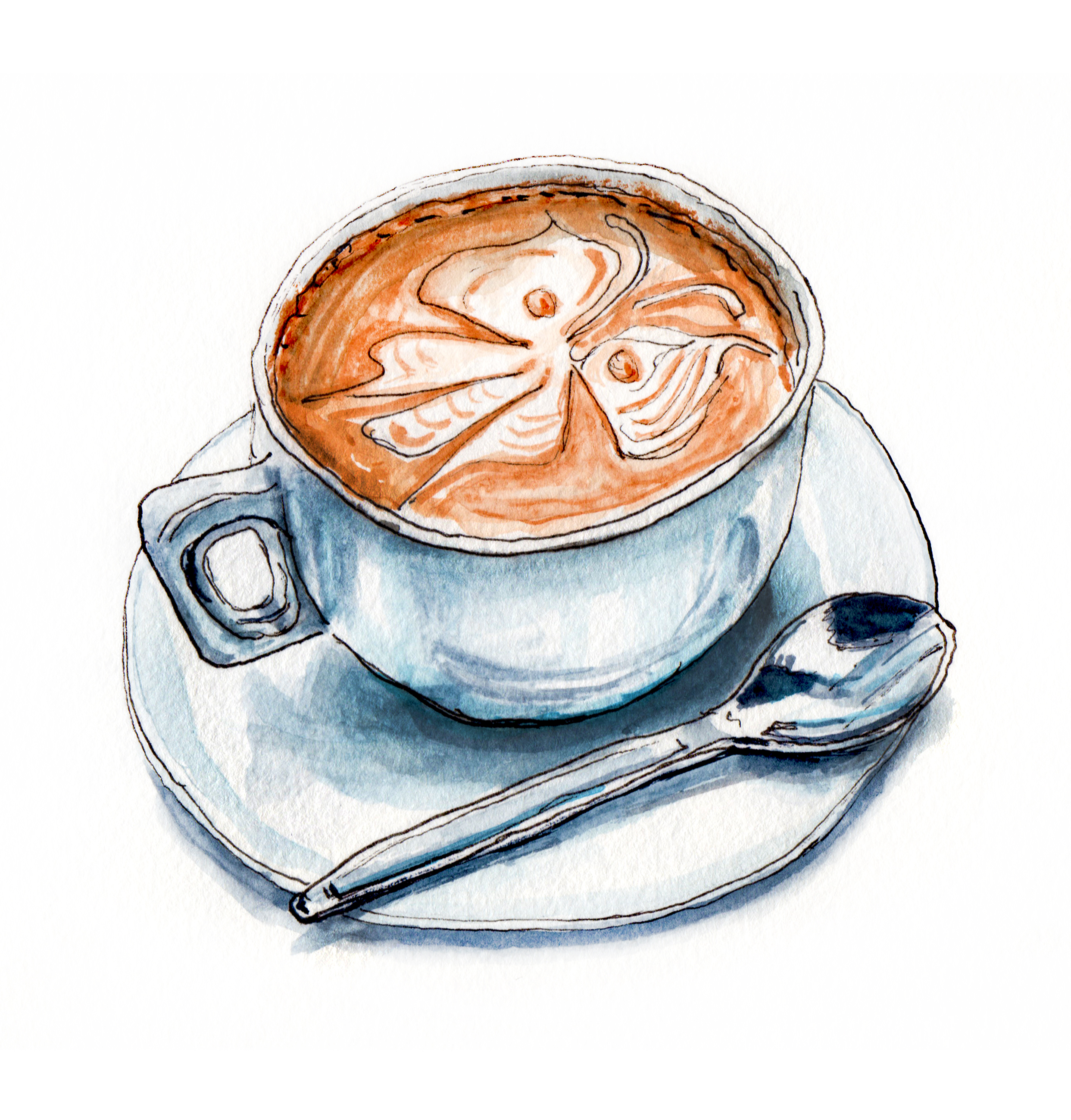 Cappuccino Drawing Free download on ClipArtMag