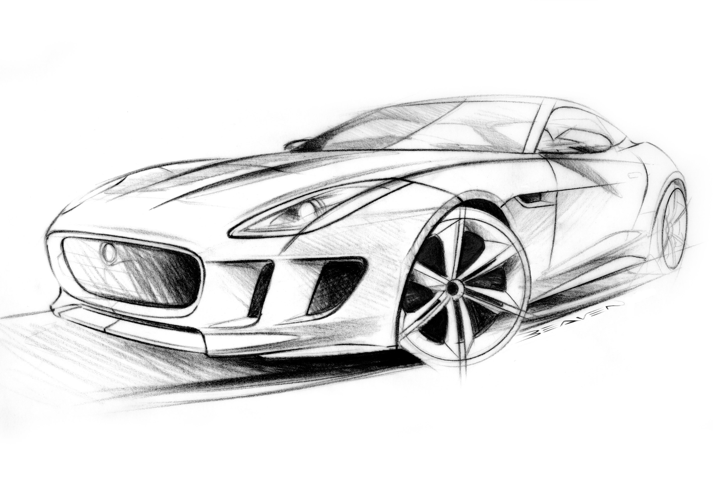 Car Pencil Drawing Free download on ClipArtMag