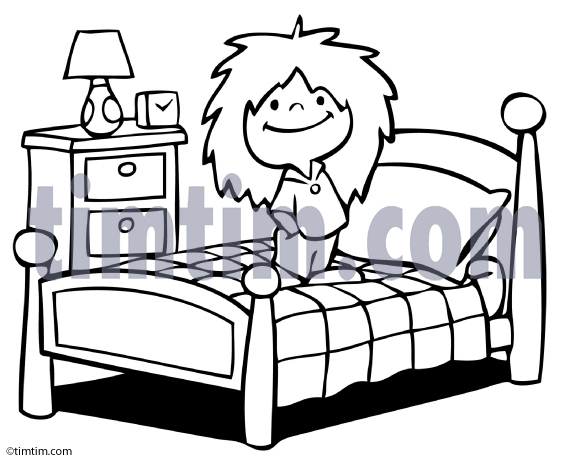 Cartoon Bed Drawing Free Download Best Cartoon Bed Drawing