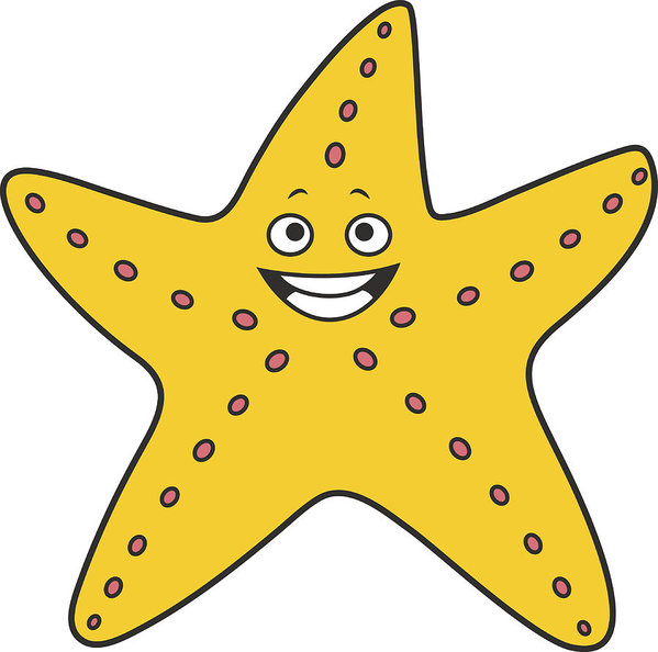 Cartoon Starfish Drawing | Free download on ClipArtMag