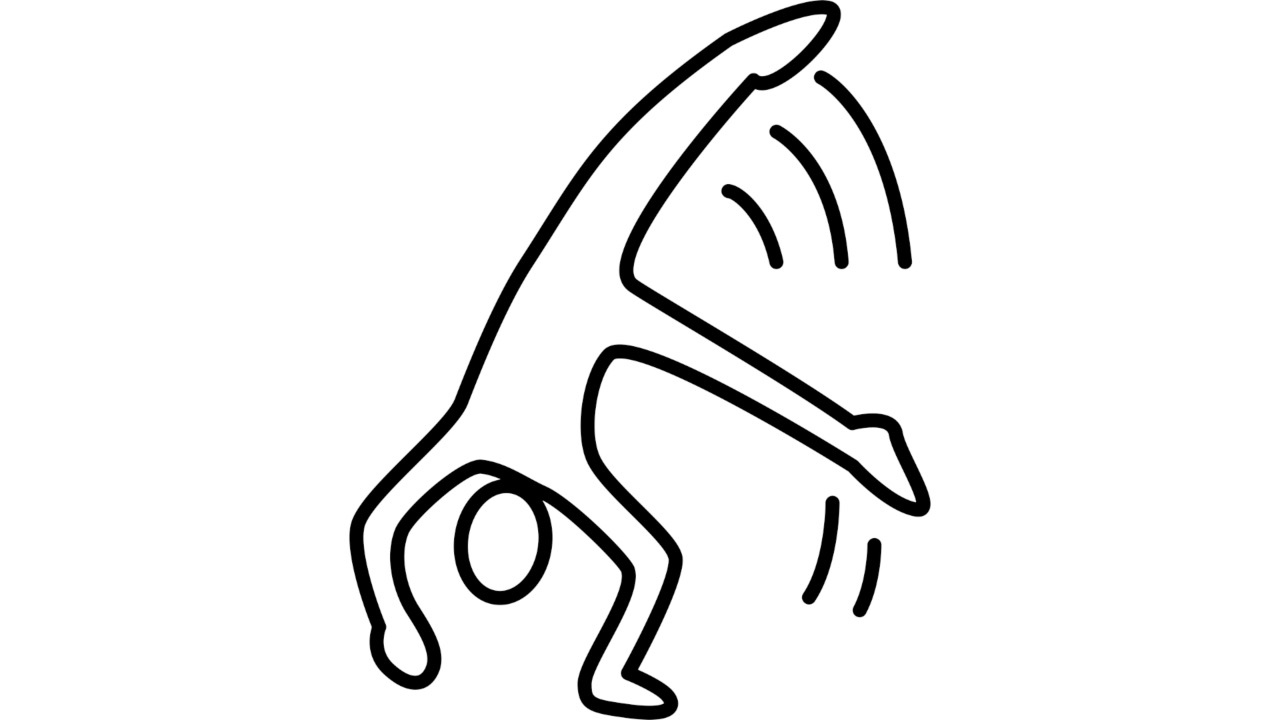 Cartwheel Drawing Free Download On Clipartmag 9832