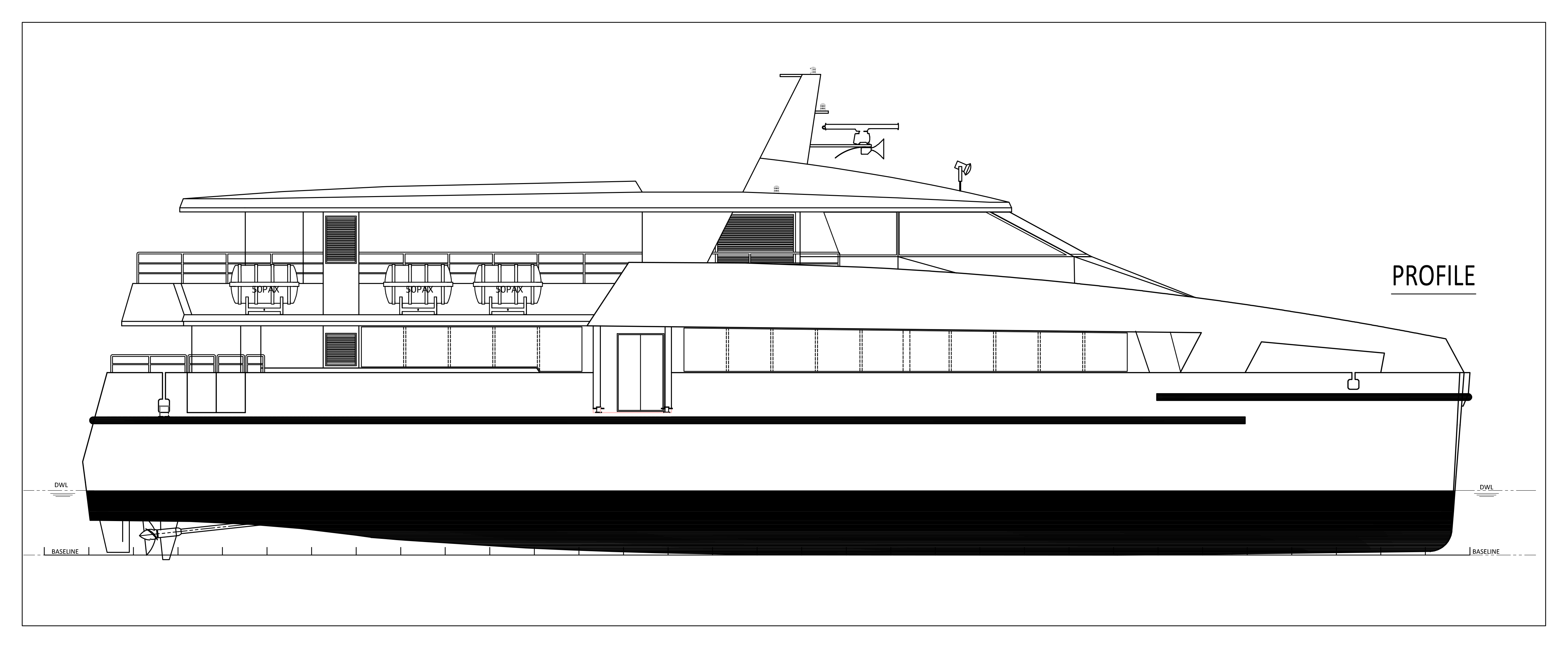 Catamaran Drawing 