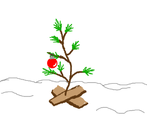 Charlie Brown Christmas Tree Drawing | Free download on ClipArtMag