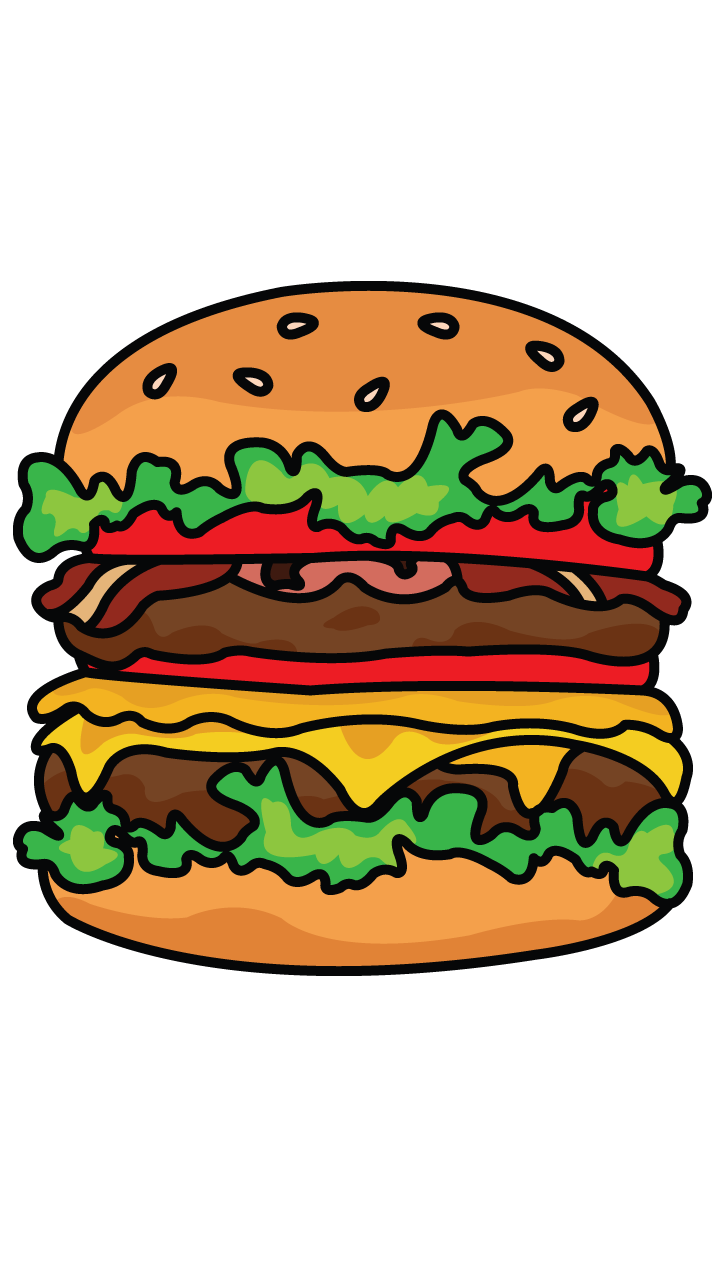 Cheeseburger Drawing | Free download on ClipArtMag