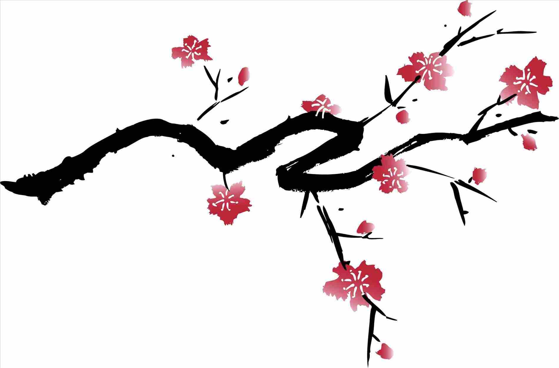 Cherry Blossom Drawing Outline | Free download on ClipArtMag