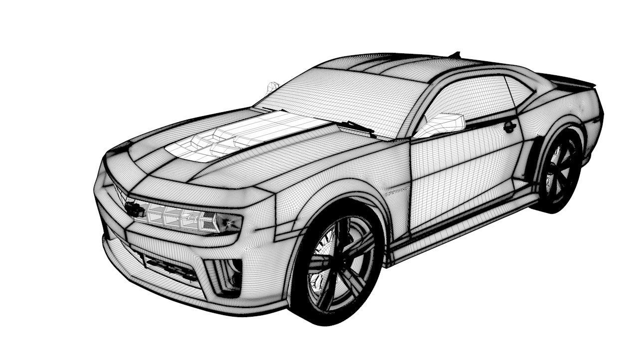 Chevrolet Camaro Drawing | Free download on ClipArtMag