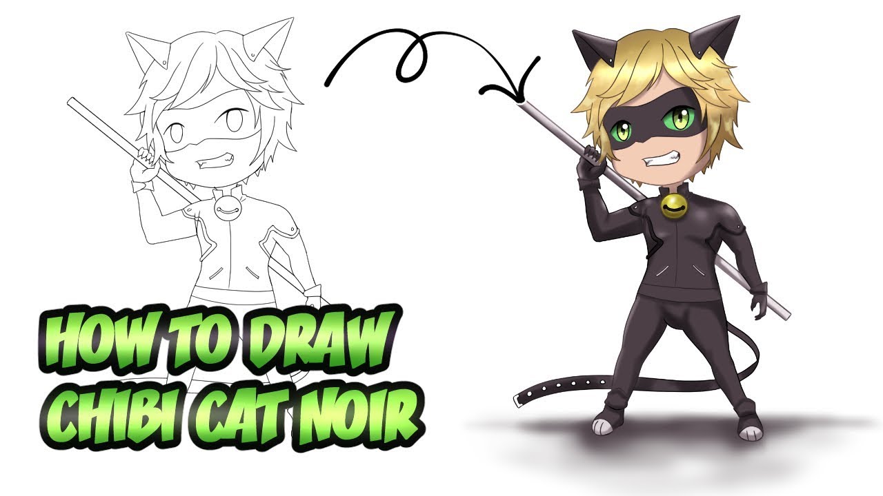 Chibi Cat Drawing | Free download on ClipArtMag