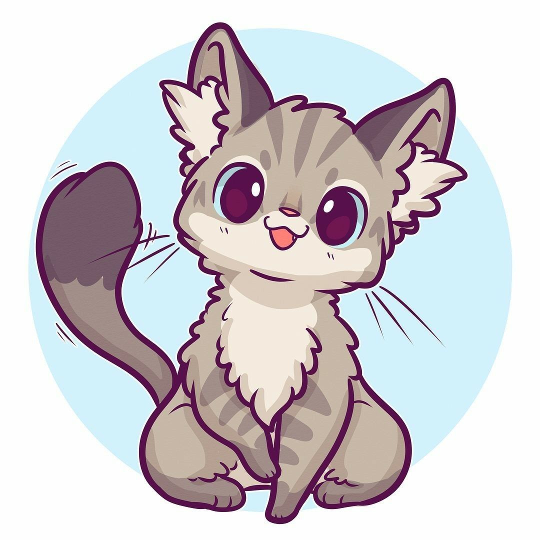 Cute Animal Drawings Cat At Savannah Holroyd Blog