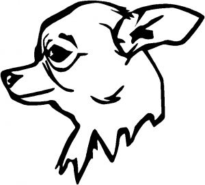 Chihuahua Line Drawing | Free download on ClipArtMag
