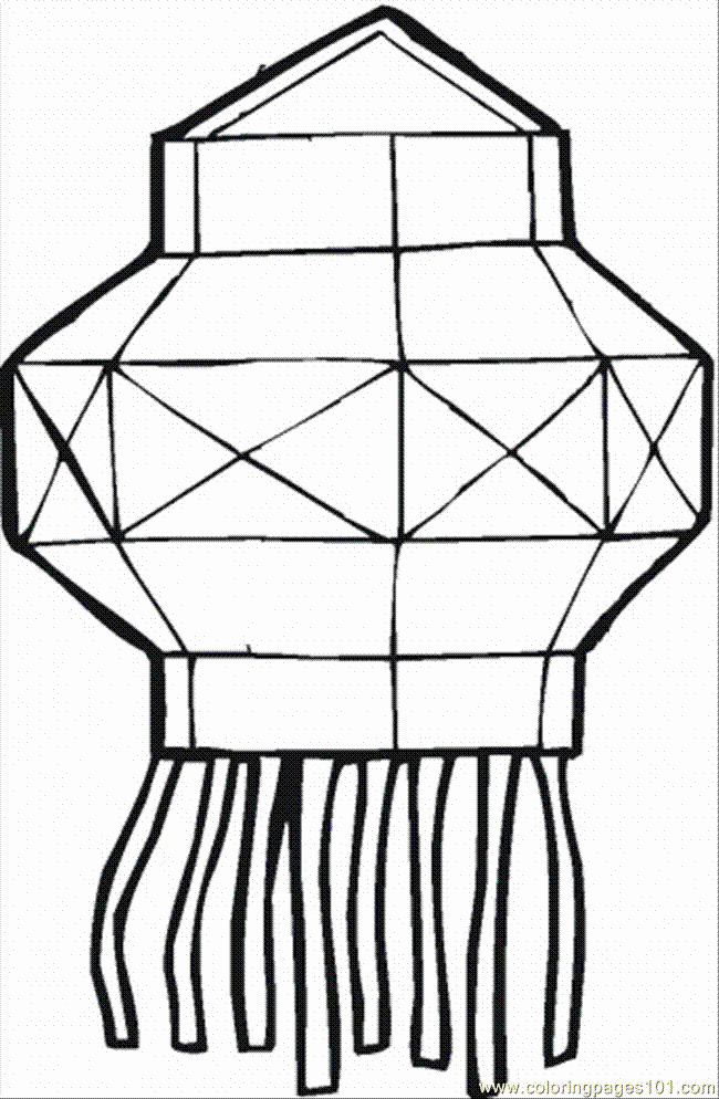 Chinese Lantern Drawing Free download on ClipArtMag