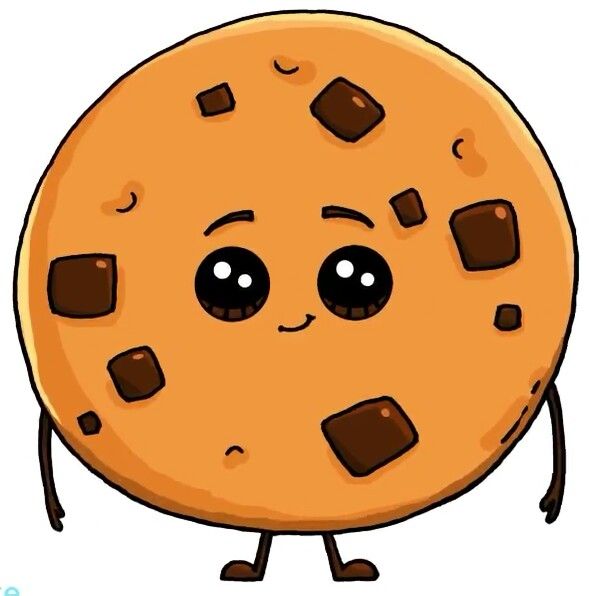 Chocolate Chip Cookie Drawing Free download on ClipArtMag