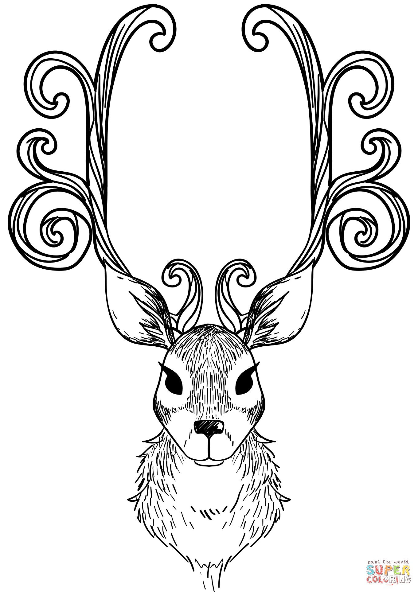 Christmas Deer Drawing | Free download on ClipArtMag