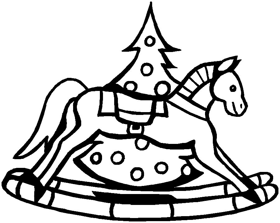 Christmas Horse Drawing | Free download on ClipArtMag