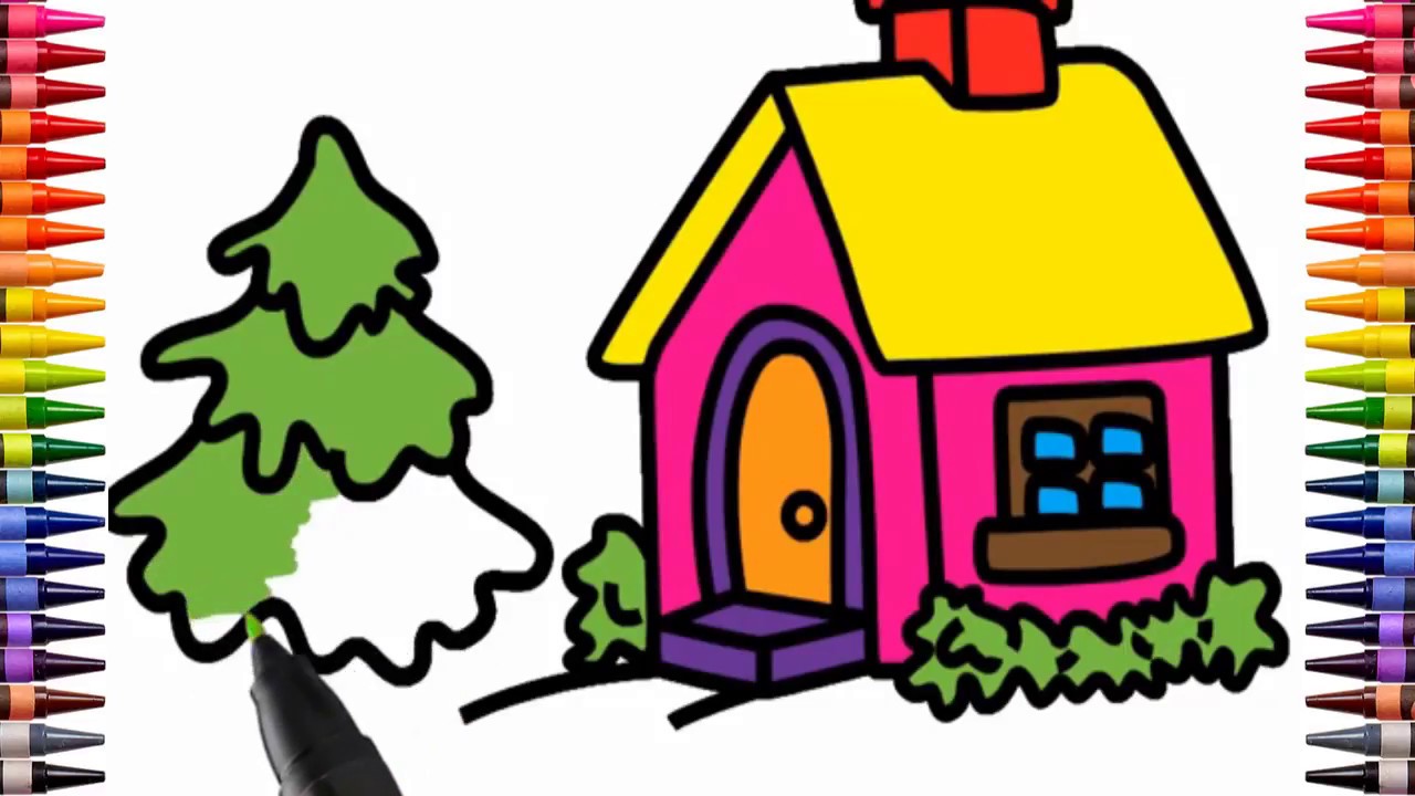 Christmas House Drawing Free download on ClipArtMag