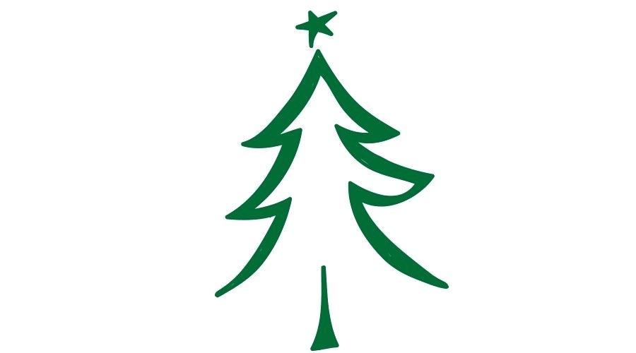 Christmas Tree Drawing | Free download on ClipArtMag