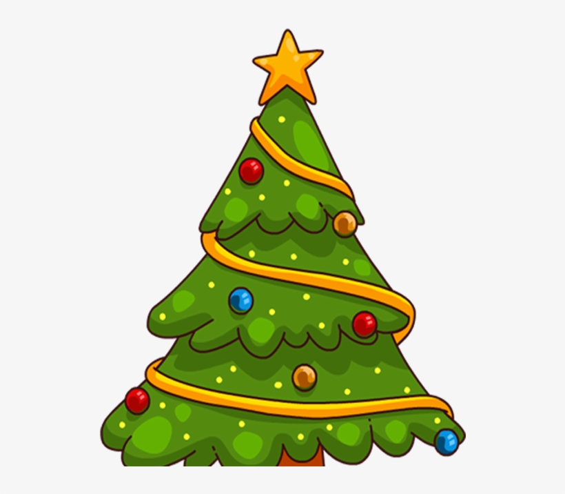 Christmas Tree With Presents Drawing Free download on