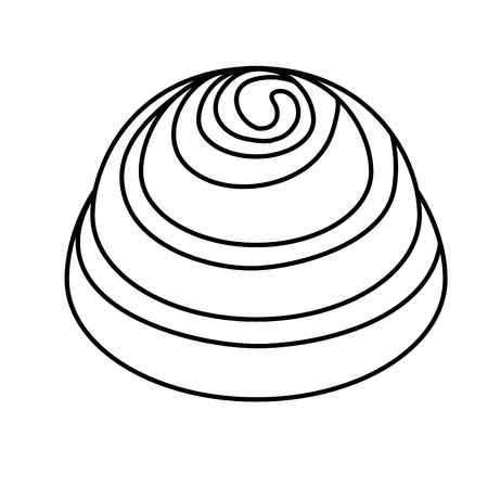 Cinnamon Roll Drawing | Free download on ClipArtMag