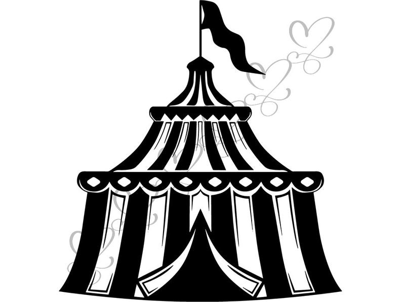 Circus Tent Drawing | Free download on ClipArtMag