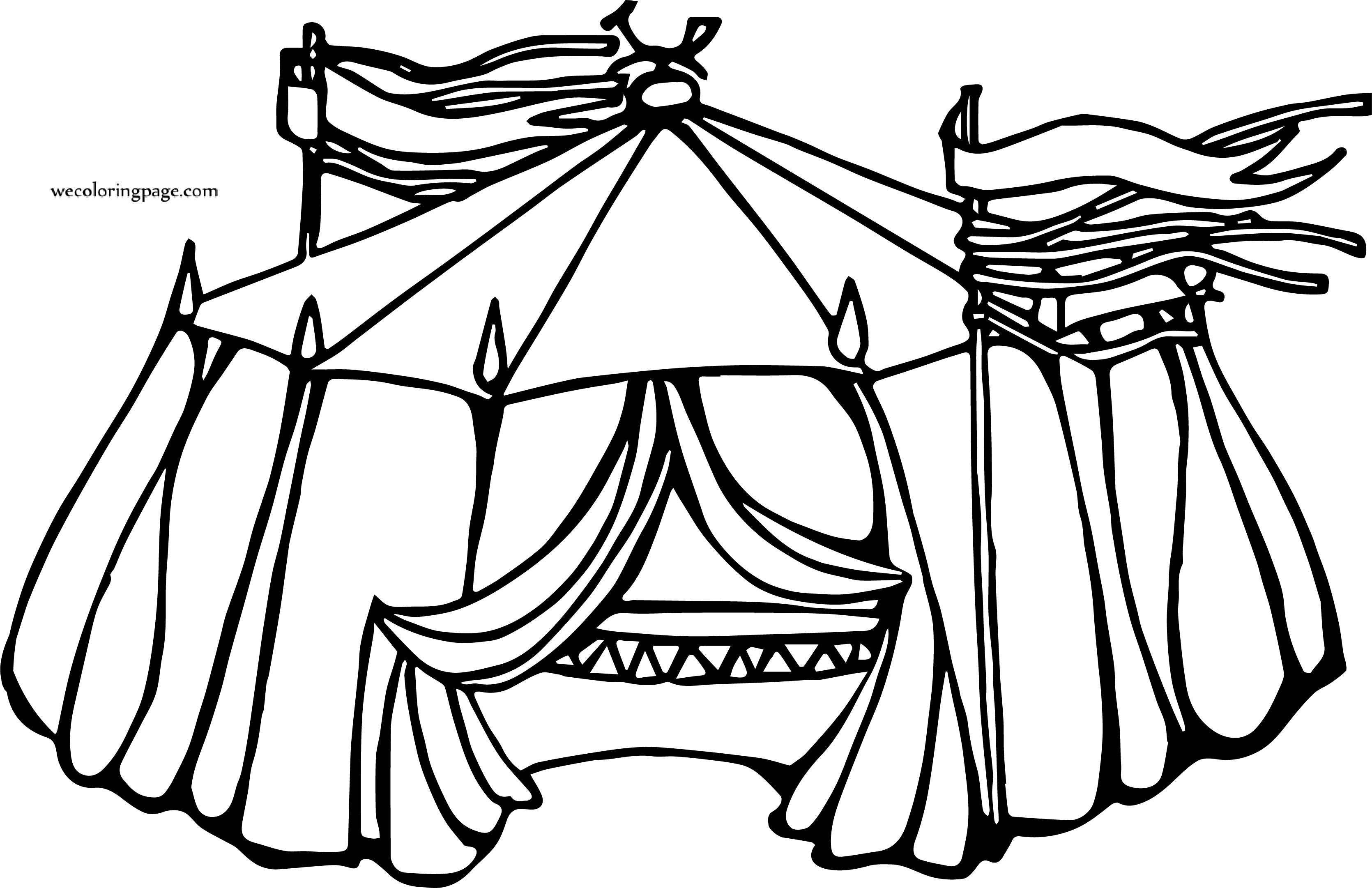 Circus Tent Drawing | Free download on ClipArtMag