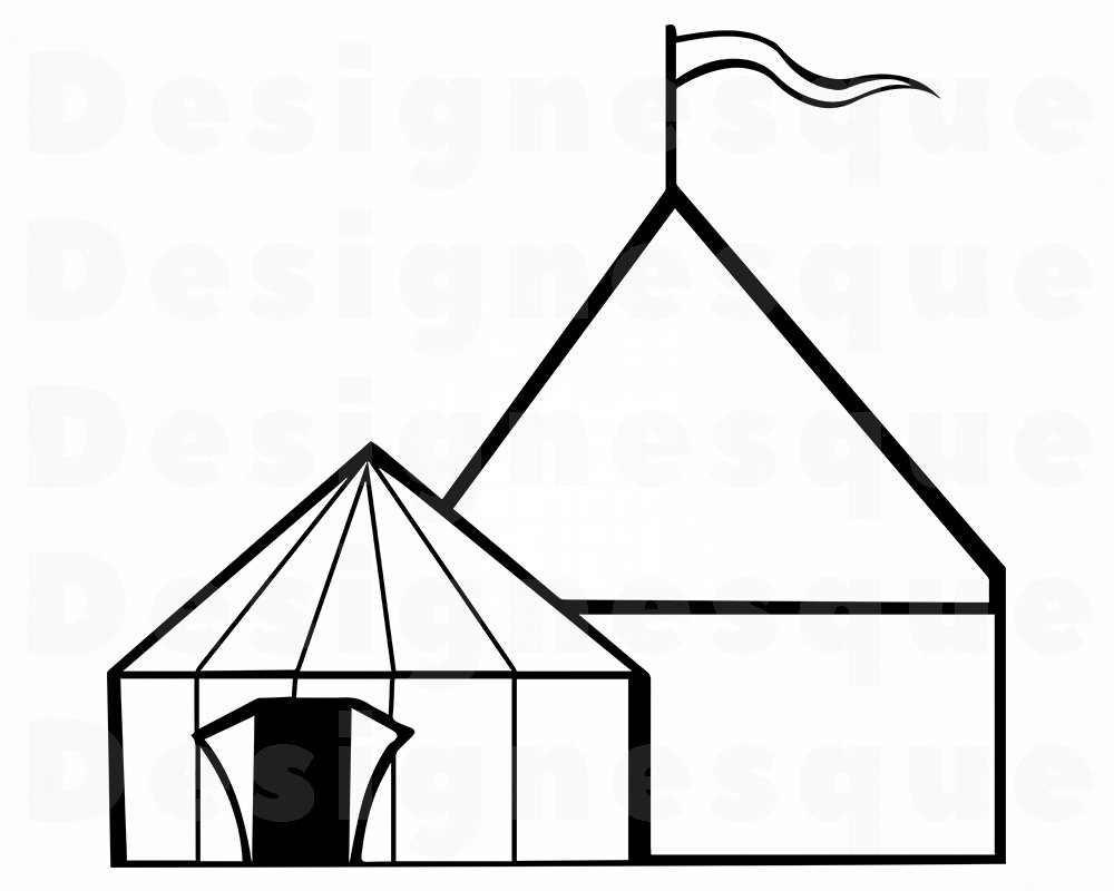 Circus Tent Drawing | Free download on ClipArtMag