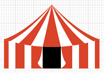 Circus Tent Drawing | Free download on ClipArtMag