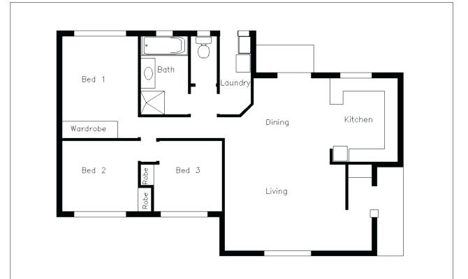 House Civil Autocad Drawing