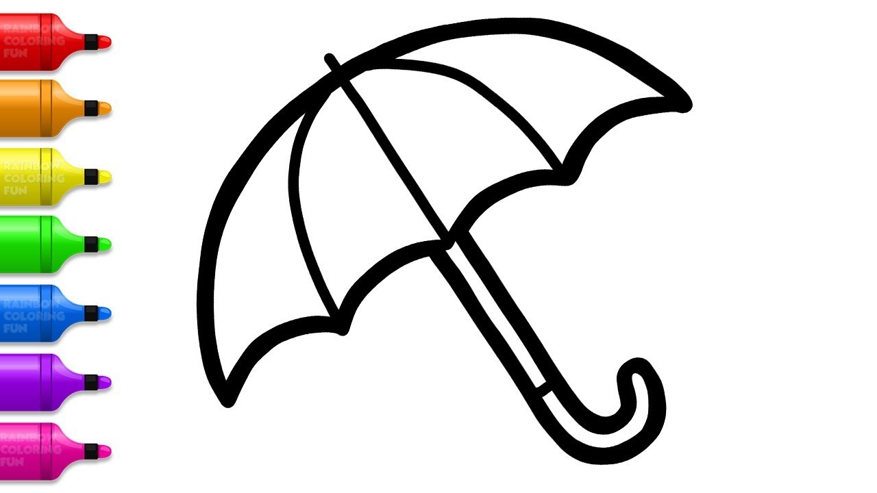 Closed Umbrella Drawing | Free download on ClipArtMag