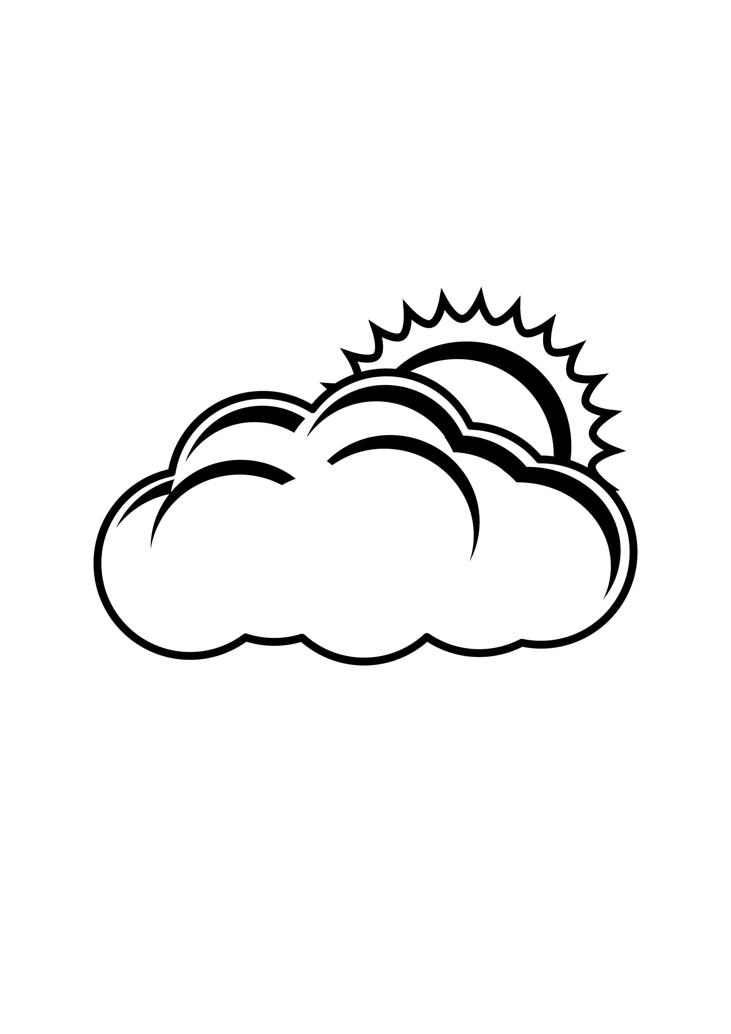 Cloud Outline Drawing | Free download on ClipArtMag