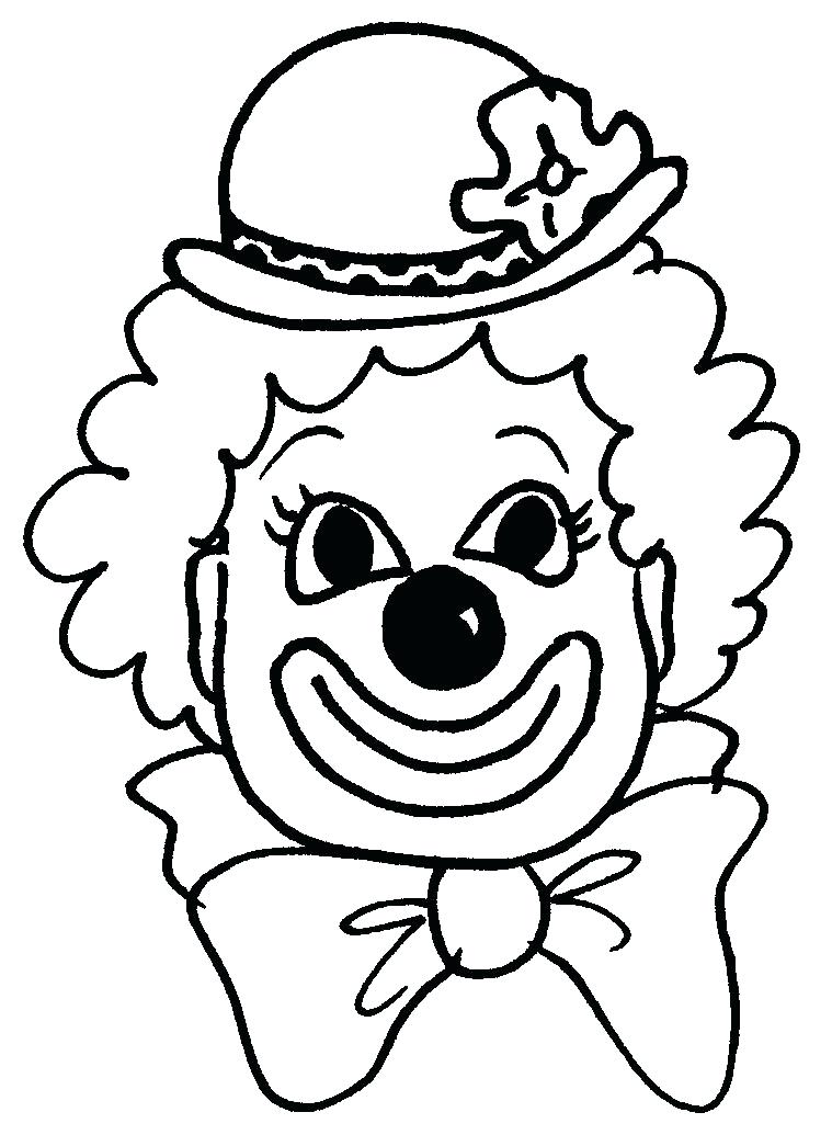 Clown Face Drawing | Free download on ClipArtMag