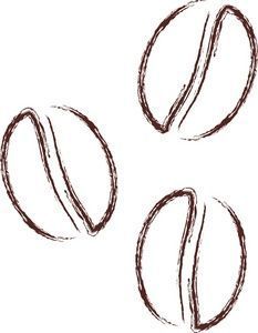 Coffee Bean Drawing | Free download on ClipArtMag