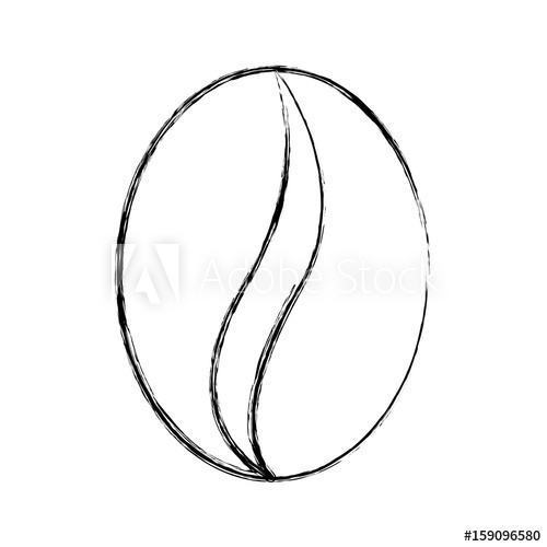 Coffee Bean Drawing | Free download on ClipArtMag