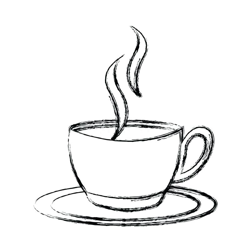 Coffee Cup Drawing Free download on ClipArtMag