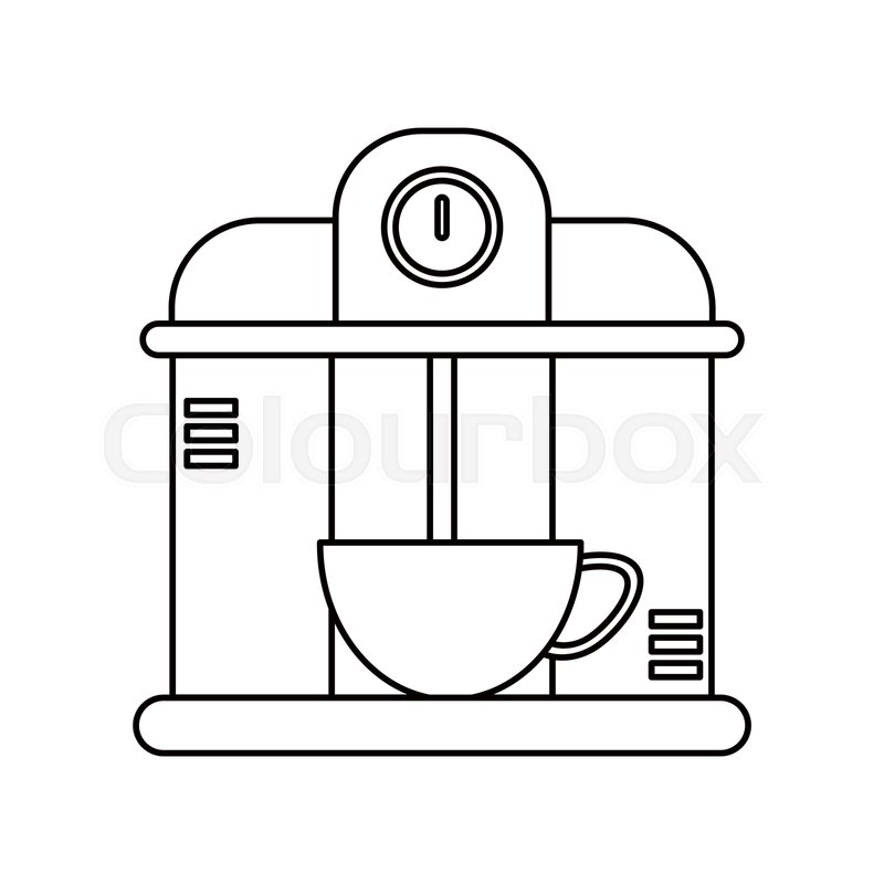 Coffee Maker Drawing Free download on ClipArtMag
