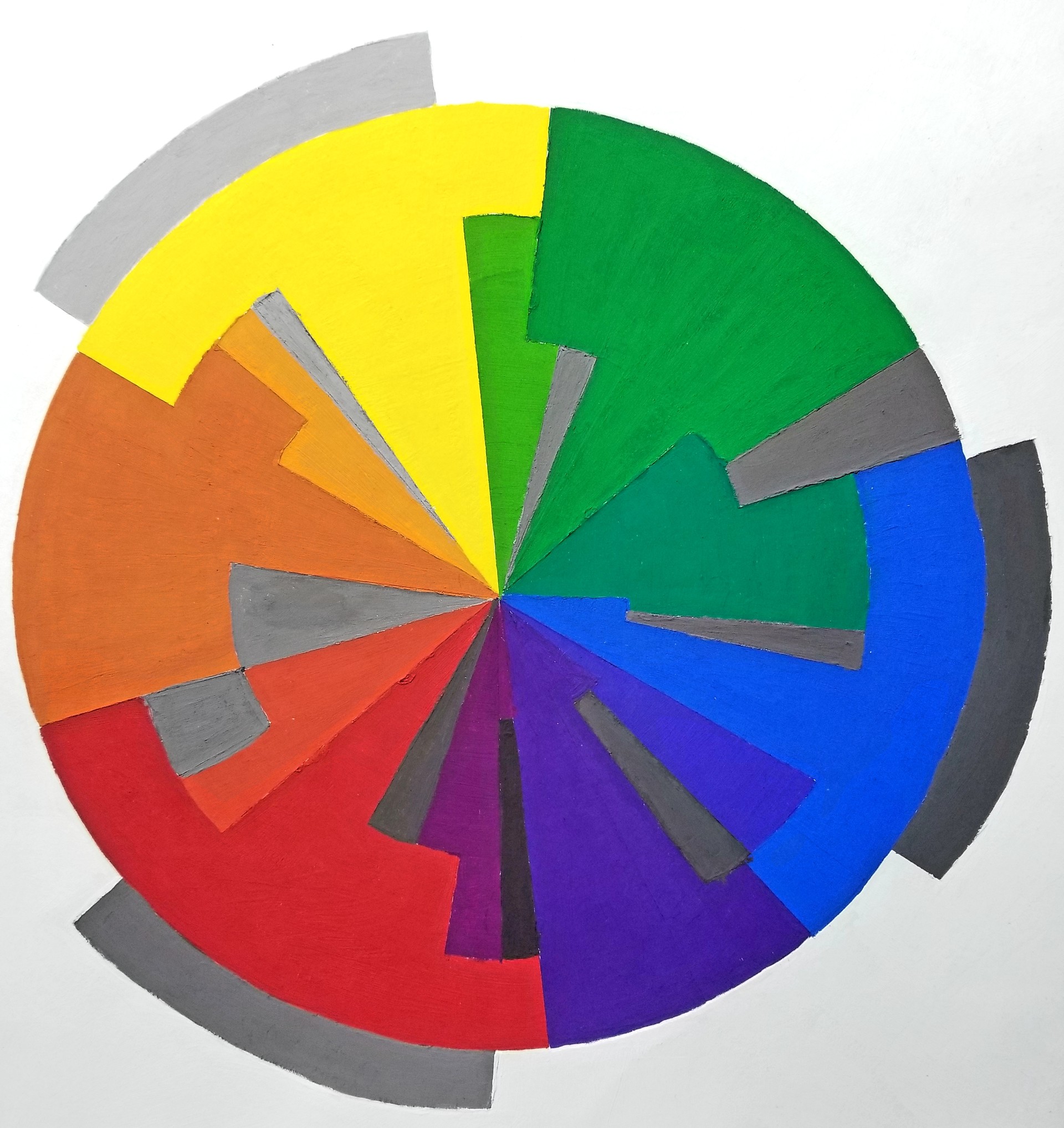 19 Photos Beautiful Color Wheel Drawings