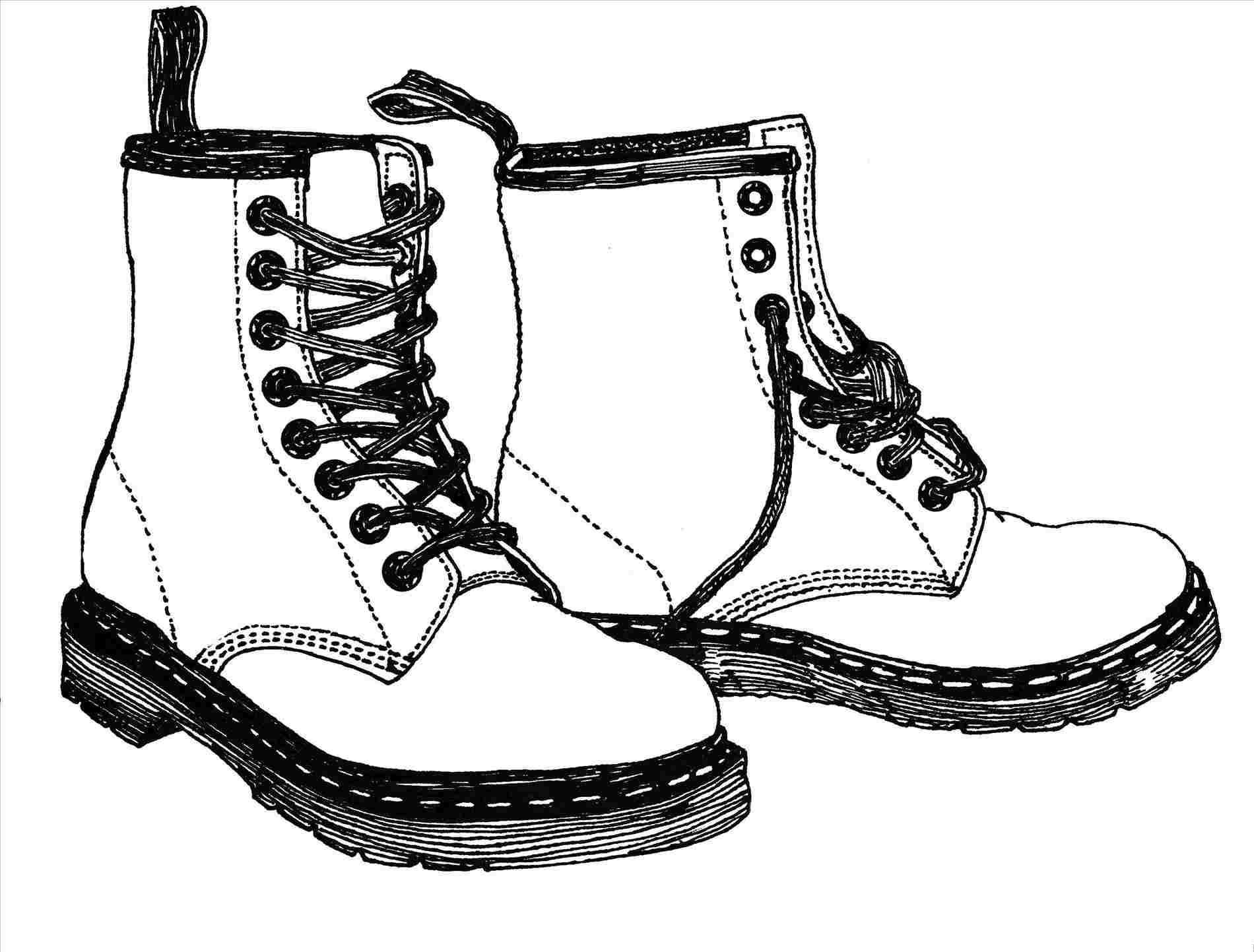 Combat Boots Drawing | Free download on ClipArtMag