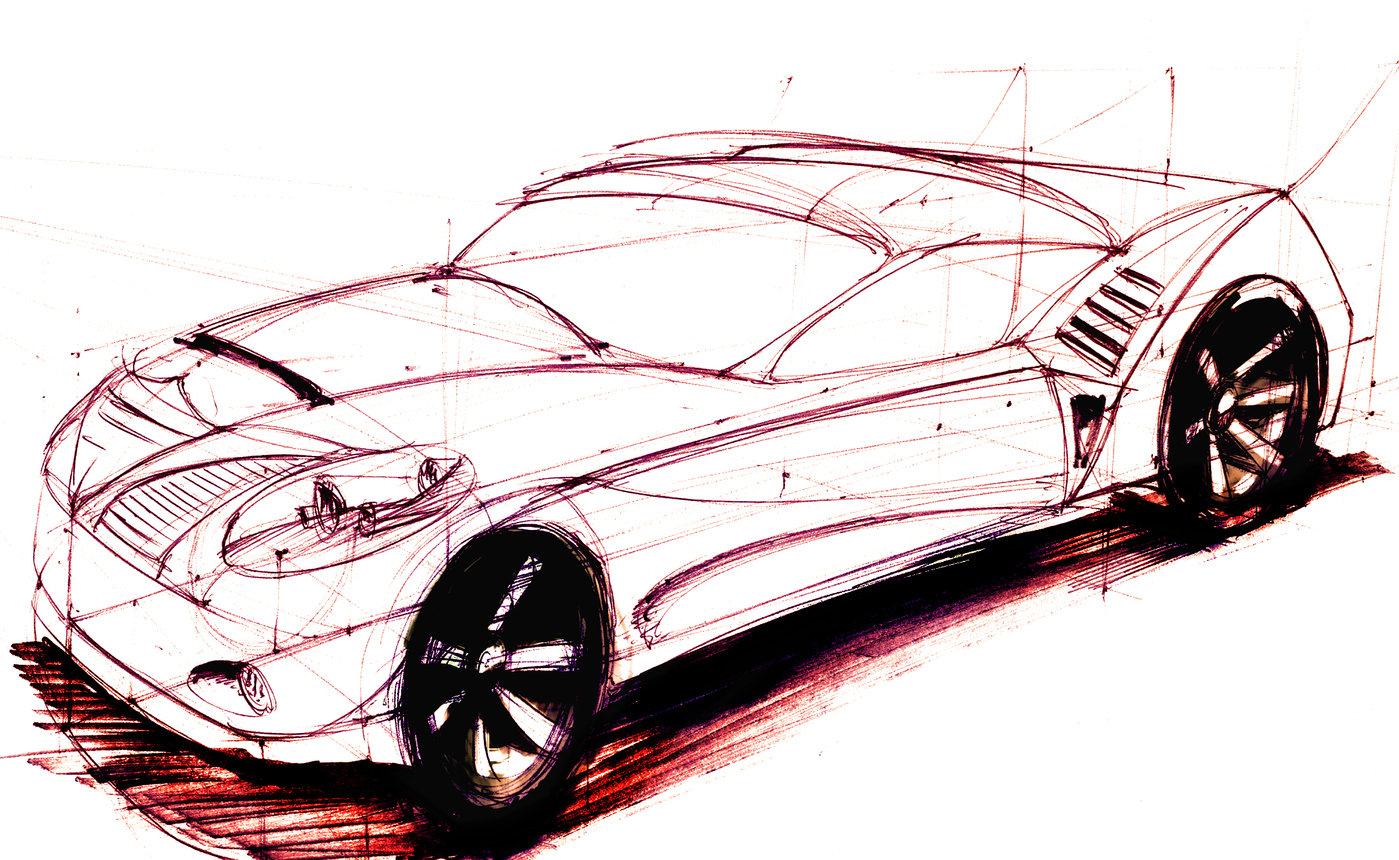Realistic Car Drawing Tutorial 36 Ultra Realistic 3d Drawings Dale