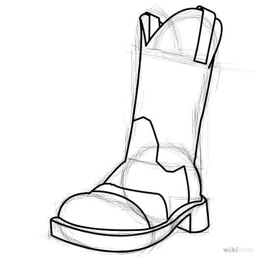Cowboy Boots Drawing | Free download on ClipArtMag