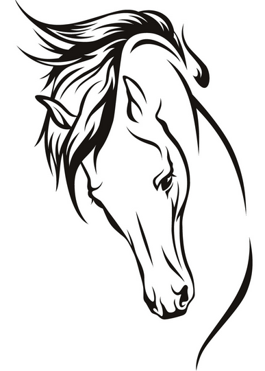 Cowboy On Horse Drawing | Free download on ClipArtMag