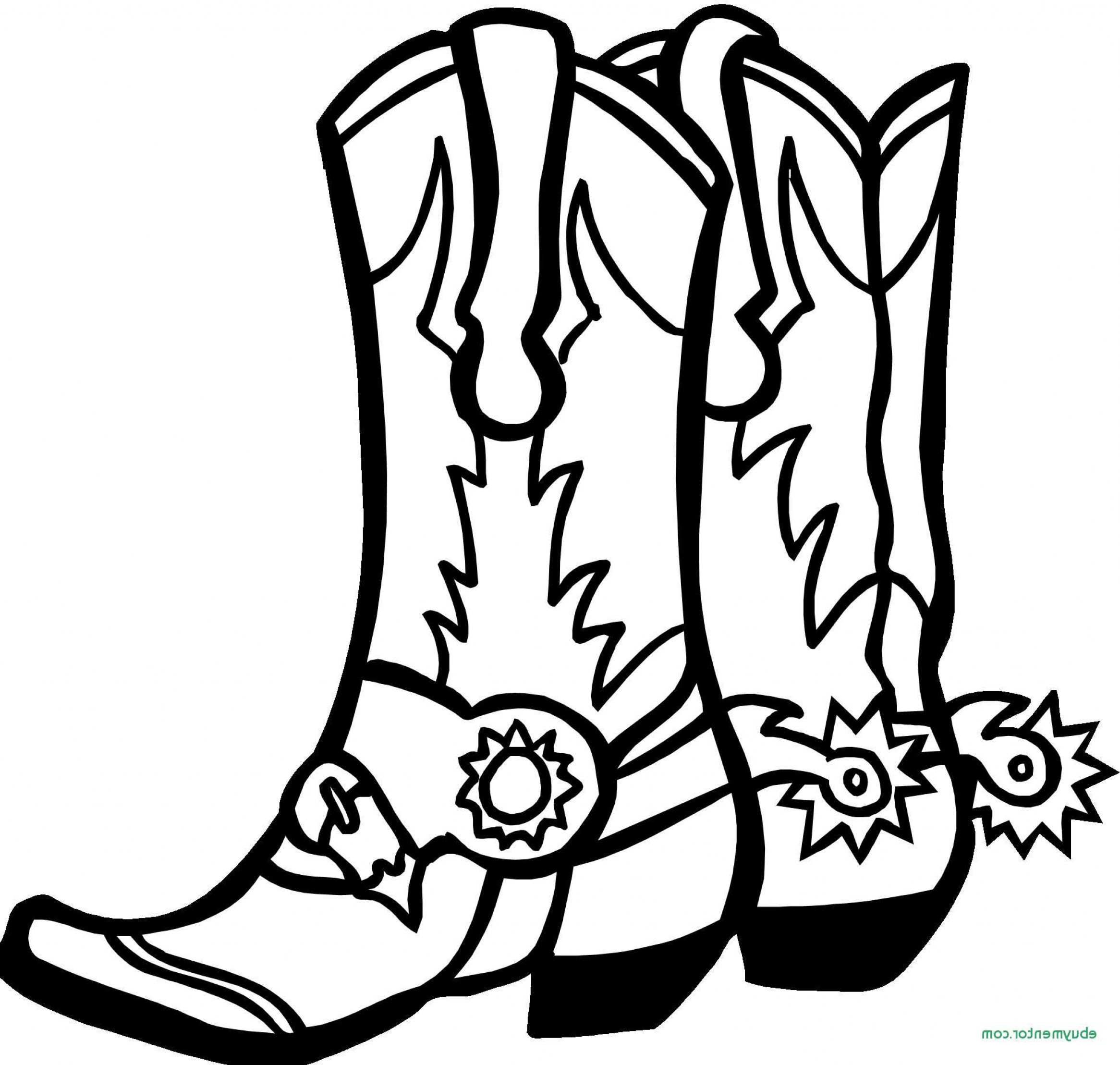 Cowgirl Boots Drawing Free download on ClipArtMag
