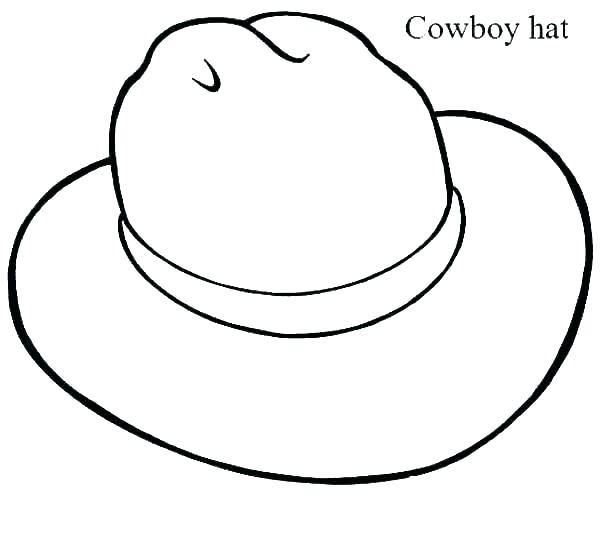 Cowgirl Hat Drawing | Free download on ClipArtMag