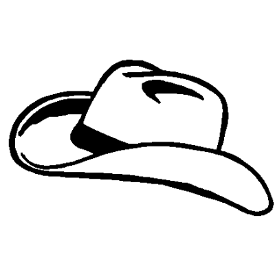 Cowgirl Hat Drawing | Free download on ClipArtMag