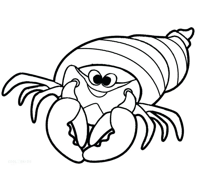 Crab Line Drawing | Free download on ClipArtMag