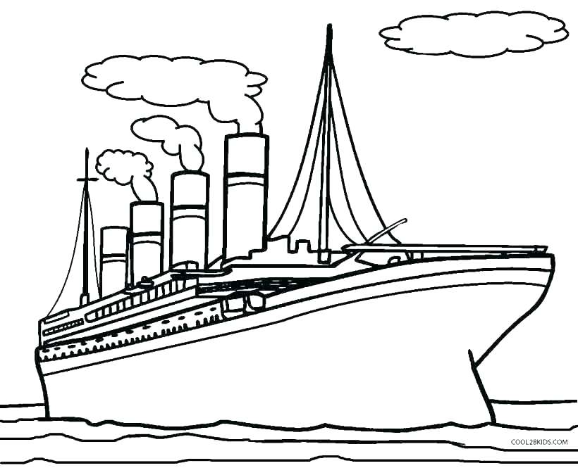 Cruise Ship Drawing | Free download on ClipArtMag