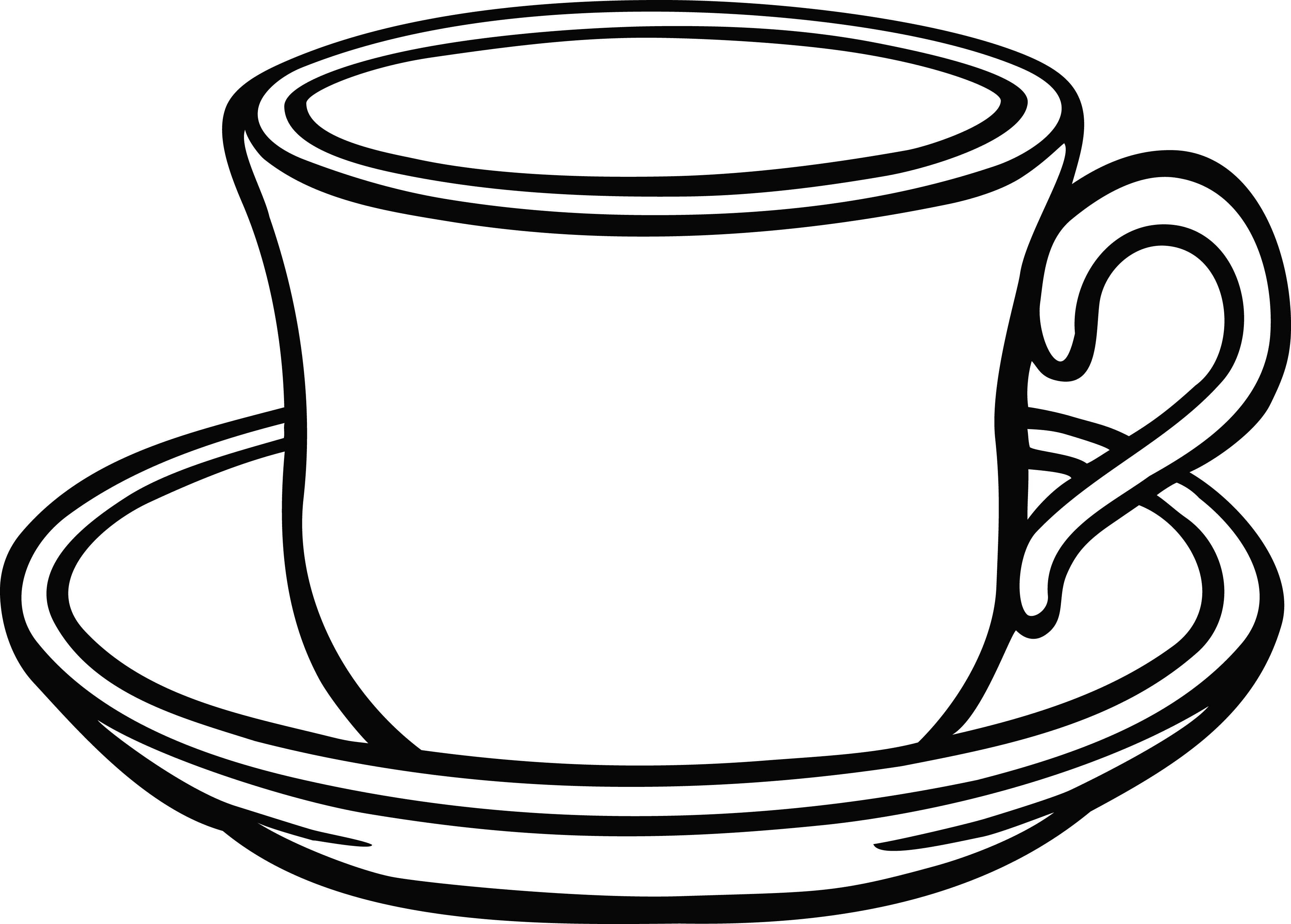 Cup And Saucer Drawing | Free download on ClipArtMag