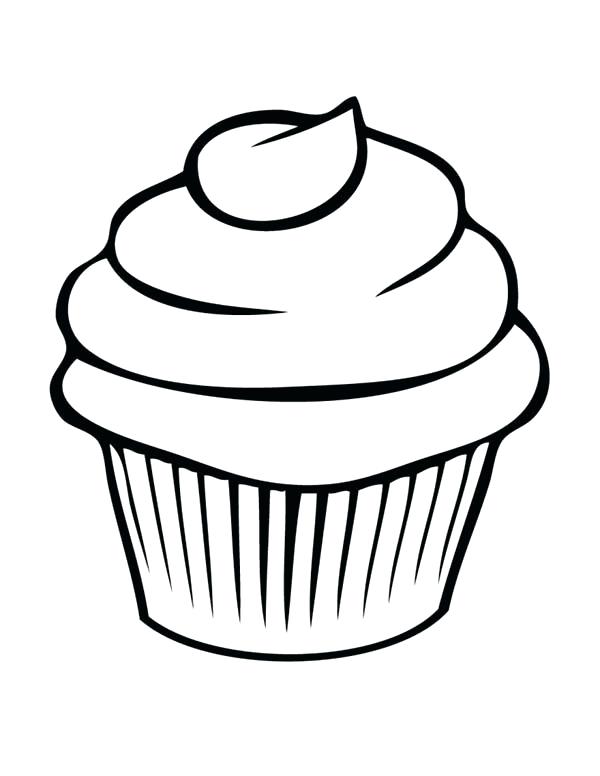 Cupcake Black And White Drawing | Free download on ClipArtMag